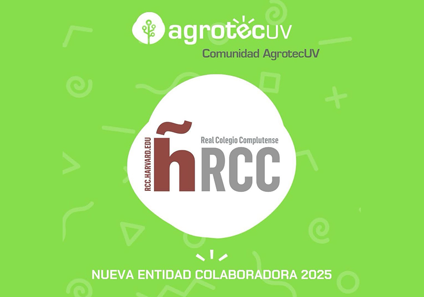 El Real Colegio Complutense s'incorpora com a entitat col·laboradora a la Comunitat AgrotecUV